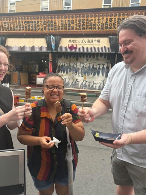 Tsukiji~Asakusa: Wagyu Beef Skewer & Sushi Tour Monitor Tour - Itinerary Highlights