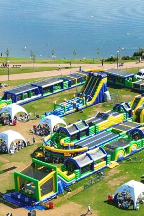 Tuff Nutterz @ Willen Lake, Milton Keynes, 23 Aug - 1 Sept - Big Slide Upgrade