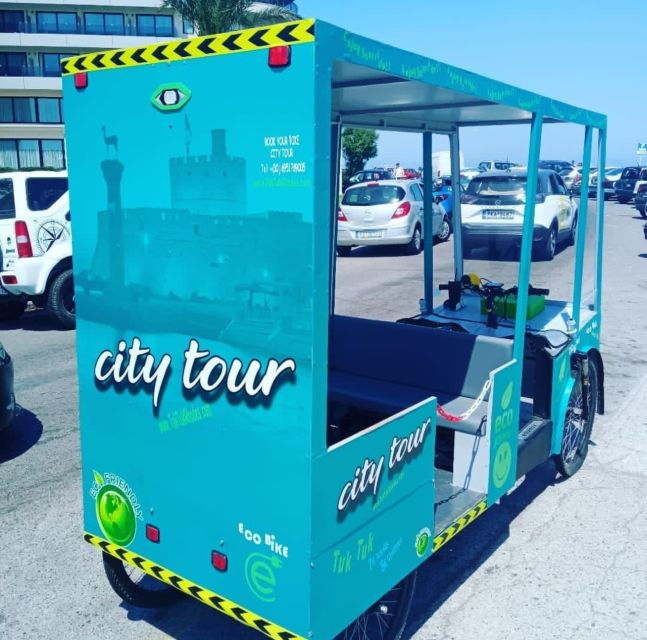 Tuktuk 4seat Electric Bicycle Bus Rhodes 30 Min City - Customer Review