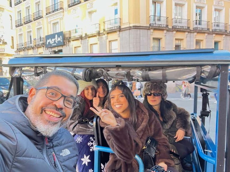 Tuktuk historical tour of Madrid 1 Hr in a fun and original way - Good To Know