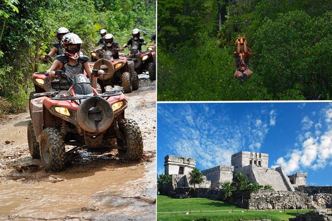 Tulum Adventure (Archeological Zone-Atv-Ziplines-Cenote-Lunch-Drinks-Rappel) - Action-Packed Day in Tulum