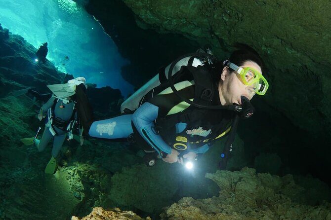 Tulum Area Experiences 2 Tank Guided Scuba Dives at Dos Ojos Cenote's + Lunch - The Sum Up