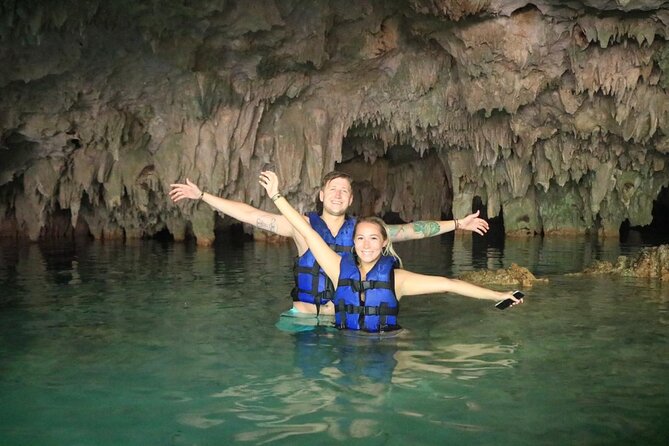 Tulum Cenotes Park Hidden Treasures Tour From Puerto Aventuras  - Playa Del Carmen - Snorkeling in the Cenotes