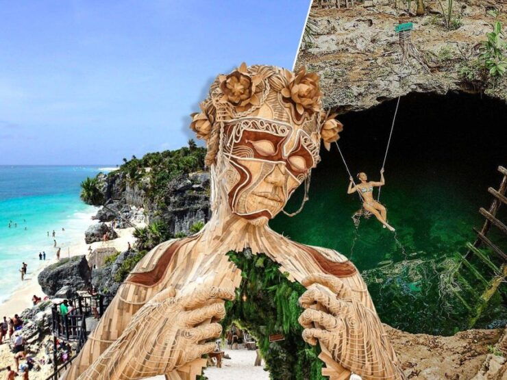 Tulum: Mayan Ruins, Statue Ven a La Luz, and 4 Cenotes Tour - Tour Overview