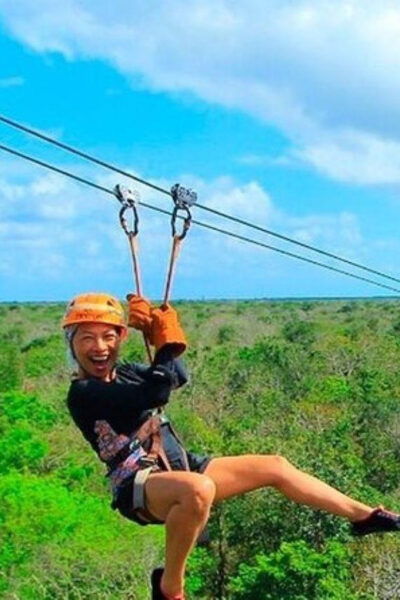 Tulum: Zipline Experience & Underground Cenote & Shared ATVS - ATV Ride and Buffet Lunch