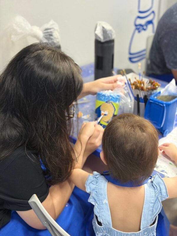 Tumbler Painting Workshop by A Painted Sip - How the two-hour workshop works