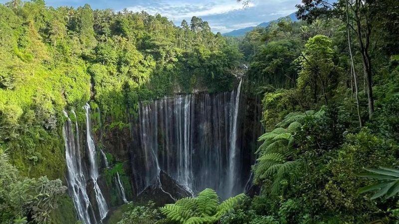 Tumpak Sewu, Mount Bromo and Ijen Crater All Inclusive - Day one: Tumpak Sewu’s steep-sided waterfall