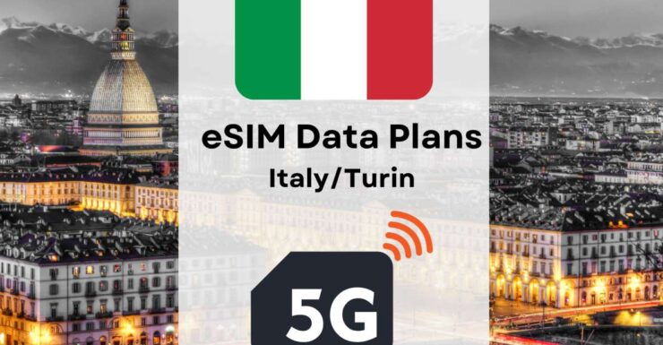Turin: Esim Internet Data Plan for Italy High-Speed 4g/5g - Pricing and Savings