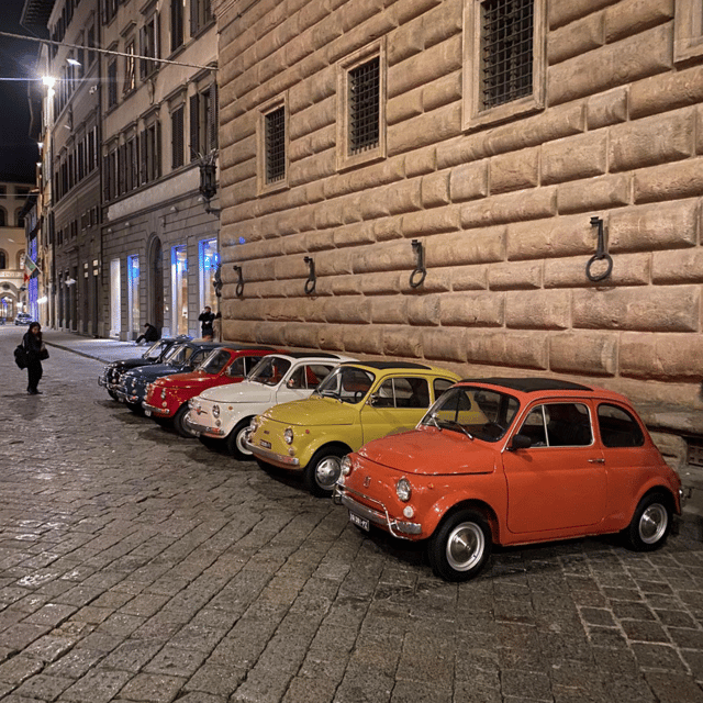 Tuscan Evening Tour: Fiat 500, 8:30 to 10 PM - Booking Details