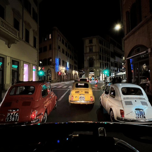 Tuscan Evening Tour: Fiat 500, 8:30 to 10 PM - Important Information