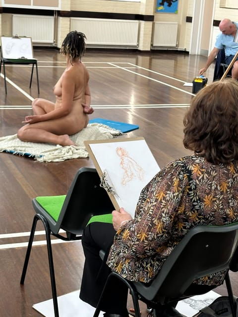 Tutored Life Drawing Classes - Class Environment