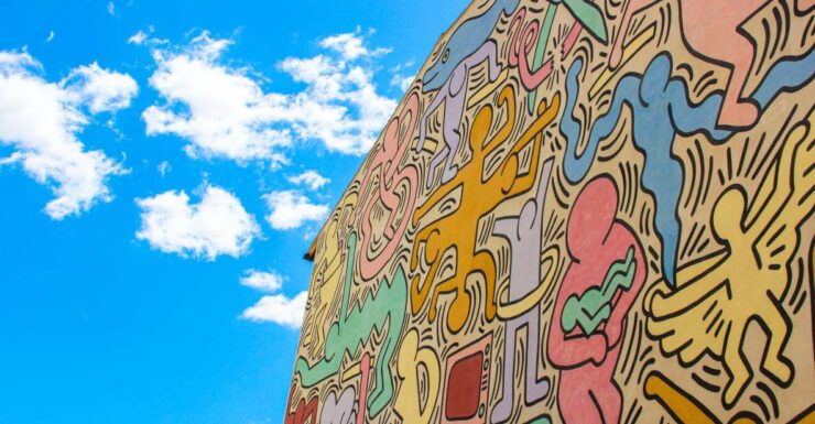 Tuttomondo” Mural by Keith Haring - Location and Title Information