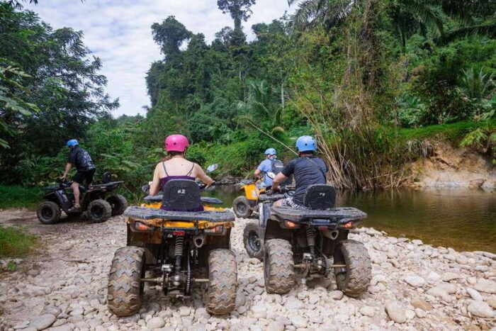 Twilight Adventure ATV Quad With Rescued Elephant and Meal - Indulging in the Local Cuisine