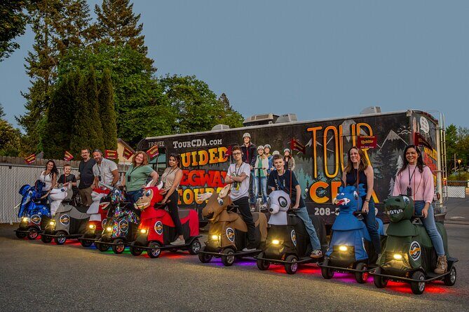 Twilight Rydables Guided Tours Evening Adventure in Coeur d'Alene - Good To Know