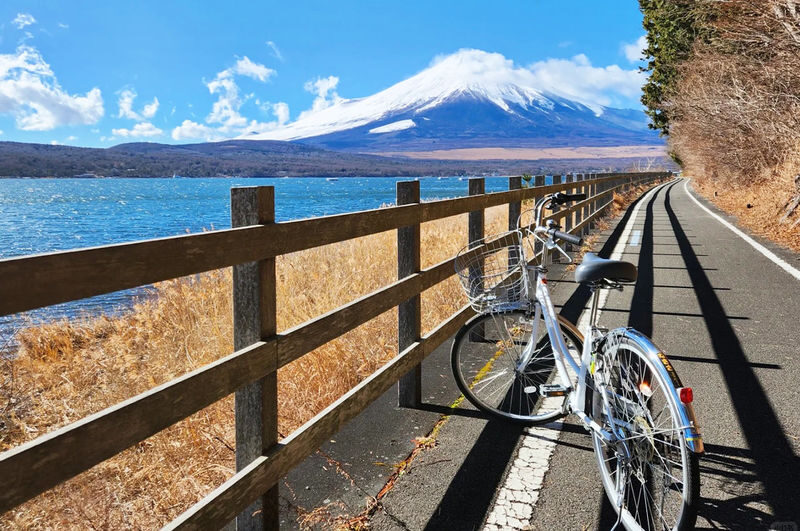 Two-Day Mount Fuji Cycling Tour | Kawaguchiko Panoramic Ropeway & Matcha Experience + Oishi Park + Oshino Hakkai + Hirano no Hama + Yamanakako Cycling / Boat Trip + Popular Check-In Spots | Includes 1 Night Hot Spring Hotel - What makes this Fuji trip worth a look