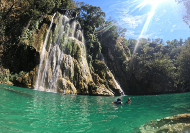 Two Places, One Adventure: Minas Viejas and Meco Waterfalls - Minas Viejas Waterfall Experience