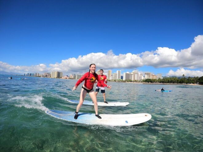 Two Students to One Instructor Surfing Lesson in Waikiki - Lesson Experience
