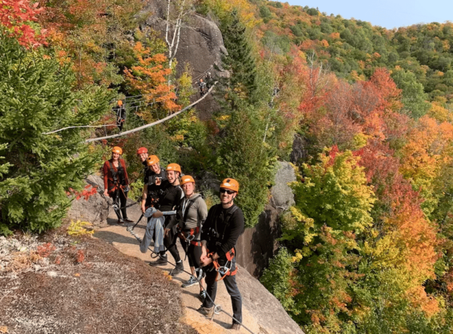 Tyroparc: Via Ferrata and Hiking in the Laurentians - Safety and Requirements