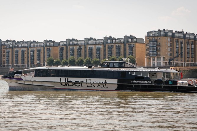 Uber Boat by Thames Clippers - Single River Journey on the Thames - Ticket Pricing