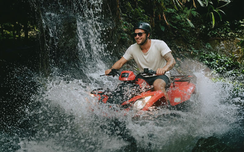 Ubud ATV Quad Bike Ride - Jungle, River & Tunnel | Alamelu Bali ATV - From Welcome Drink to Jungle Trail