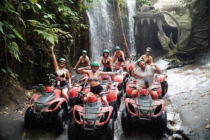 Ubud ATV Ride with Waterfall, Dragon Cave & Lunch  2 Hours - The Sum Up