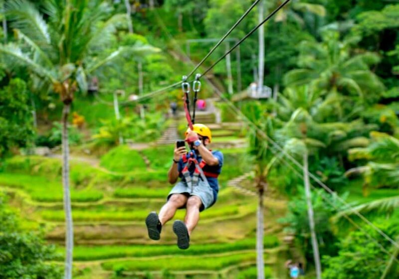 Ubud: Batur Cafe Sunrise, Zip-Line & Cretya Day Club Tour - The Itinerary in Detail