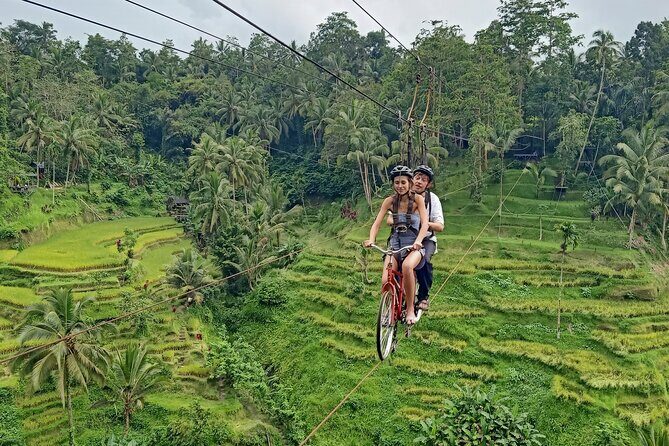 Ubud Half Day Skybike and Zipline Rice Terrace Tour - The Itinerary in Detail