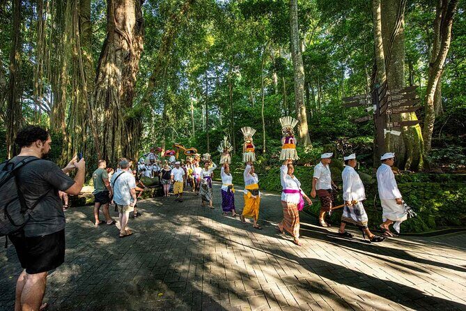 Ubud Highlights Rice Terraces, Temple, Waterfall & Monkeys forest - Practical Considerations and What to Expect