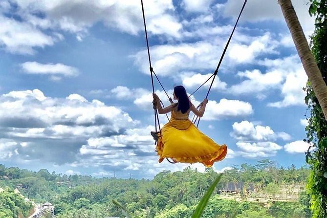 Ubud Hype: Jungle Swing, Bird Nest, Ayung River Rafting With Transport & Lunch - Package Highlights