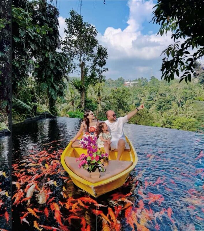 Ubud: Koi fish Photoshoot, Monkey Forest & infinity pool - The Details of This Ubud Day Tour