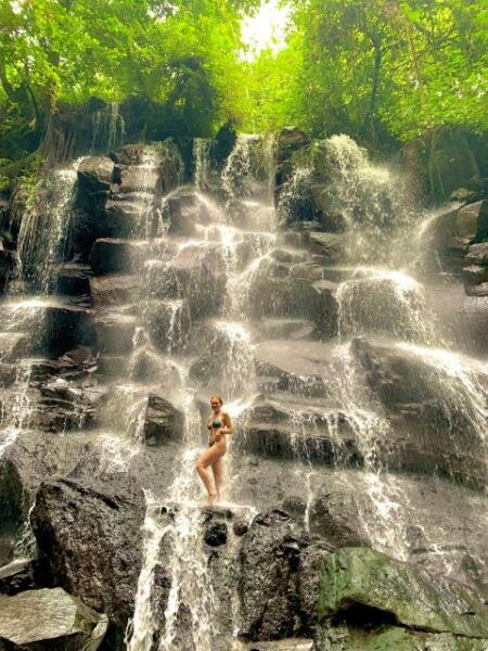 Ubud Monkey Forest, Rice Terrace & Waterfalls Tour - Waterfall Adventure