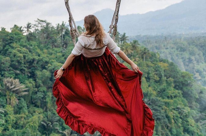 Ubud Monkey Forest, Scenic Rice Terrace with Swing and Waterfall - Timing and Pace