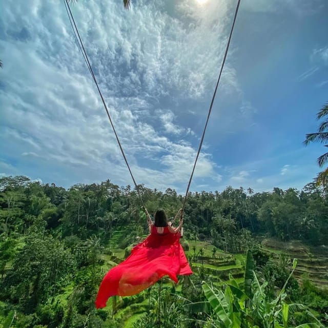 Ubud Monkey Forest, Temple, Rice Terrace and Waterfall Tour - Ulu Petanu Waterfall