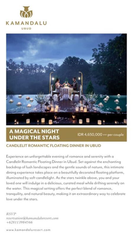 Ubud: Romantic Floating Dinner Under the Stars - Good To Know