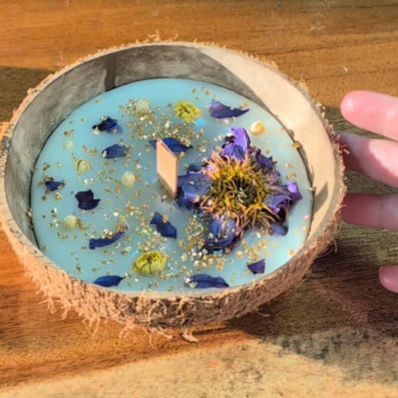 Ubud: Scented Coconut Candle: Sacred Coconut Shell - Good To Know