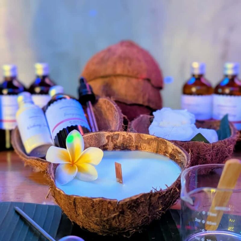 Ubud: Scented Coconut Candle: Sacred Coconut Shell - FAQs