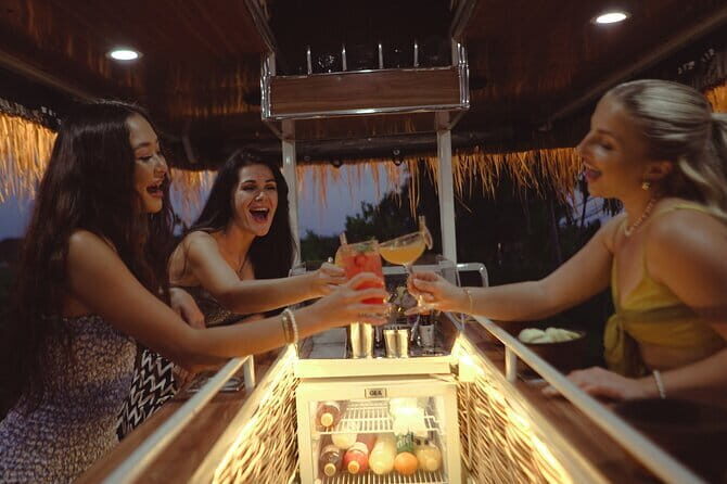 Ubud Sunset Mixology Tour by TikiBus - The Route and Landmarks