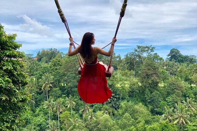 Ubud: Swing - Monkey Forest - Waterfall - Temple - Rice Terraces - Art Crafts - Monkey Forest