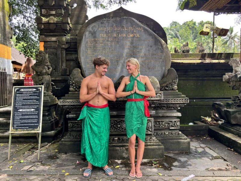Ubud: Waterfalls, Water Temple & Rice Terraces Private Tour - What to Expect on the Day