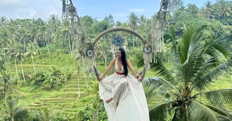 Ubud Zipline Swing SkyBike in Bali Rice Terrace Private Tour - Key Points