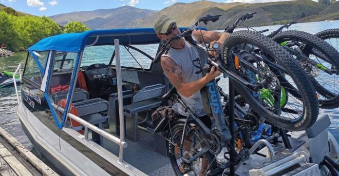 Ultimate Lake Dunstan Trail Experience Bike & Boat Return - Reserve Now & Pay Later