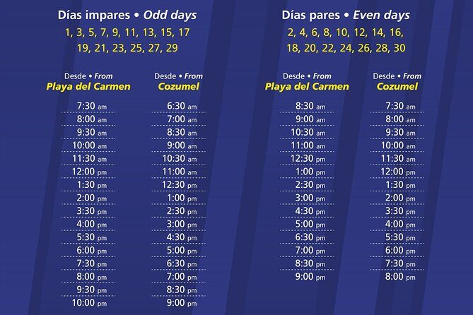 Ultramar Ferry, Regular round ticket, Playa del Carmen-Cozumel - Reviews and Real Traveler Experiences