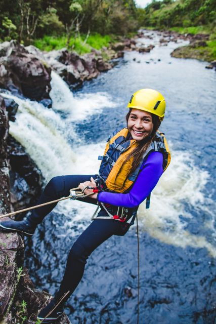 Umauma Triple-Tier Waterfall Rappel and River Tour - Full Description