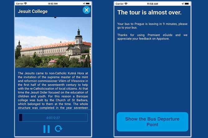 UNESCO Teplice - Premiant Eguide APP - Tour Details