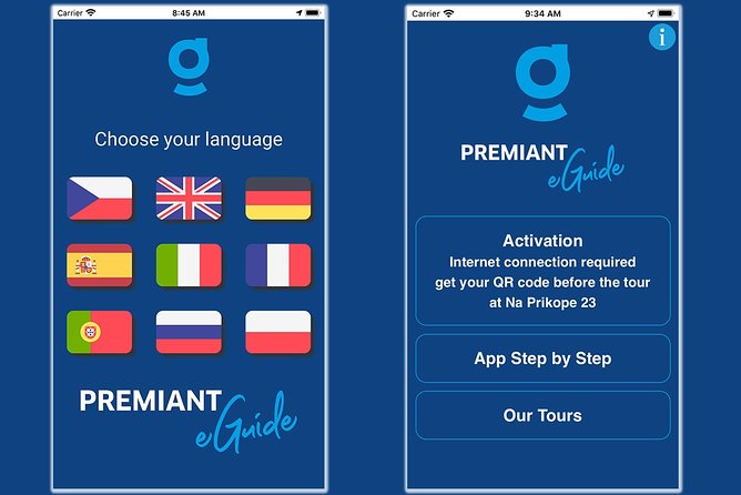 UNESCO Teplice - Premiant Eguide APP - Whats Included