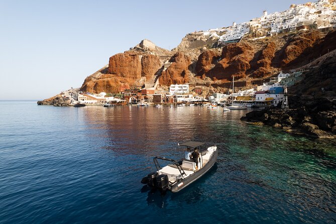 Unique Half-Day Private Motor Boat Cruise in Santorini - The Sum Up