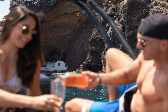 Unique Private Motor Boat Cruise in Santorini - Additional Stops and Sunset Experience