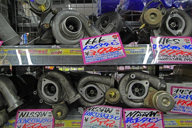 UP Garage Japan Auto Parts Private Tour - Pricing Information