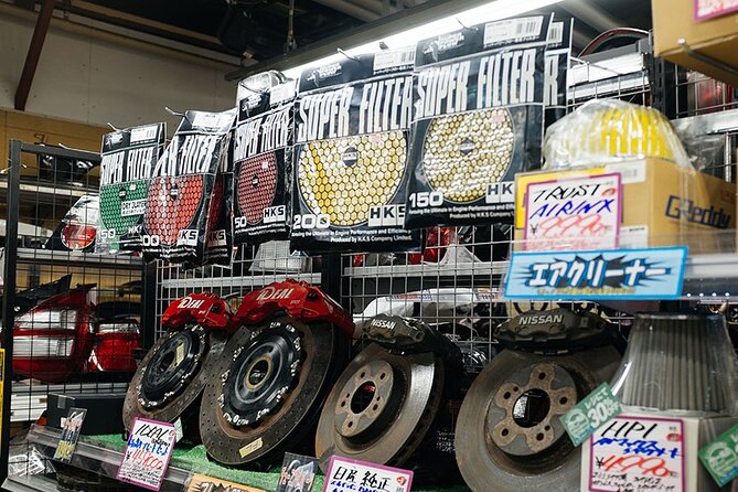 UP Garage Japan Auto Parts Private Tour - Booking Process