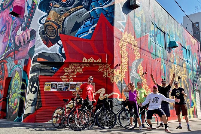 Urban Canvas: Osaka Street Art Bike Tour - Equipment Provided
